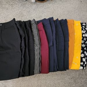 Pixie Pants - Size 12, Mid Rise, Giant Lot (13 Pairs total)